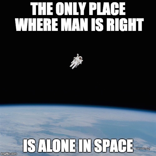 alone in space